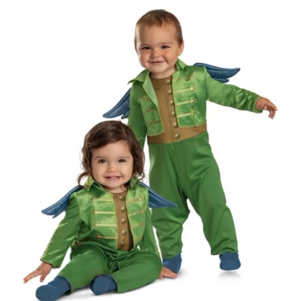 NBC Universal Wicked Flying Monkey Toddler Costume Jumpsuit Detachable Wings 2T